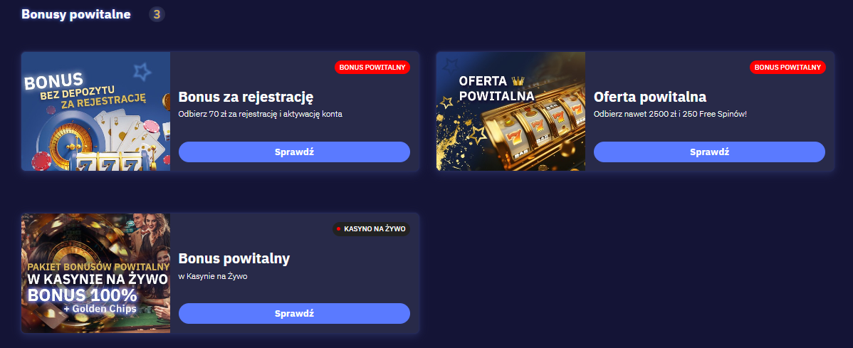 Total Casino bonuses